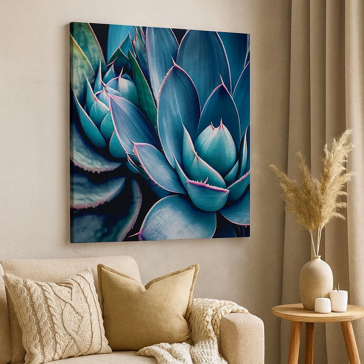 Quadro em tela - Força vital - 30x30 cm