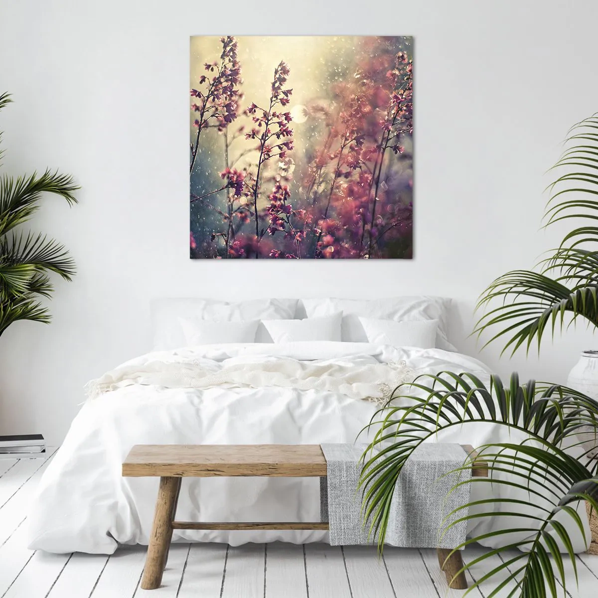 Quadro em tela - Jardim Secreto - 60x60 cm