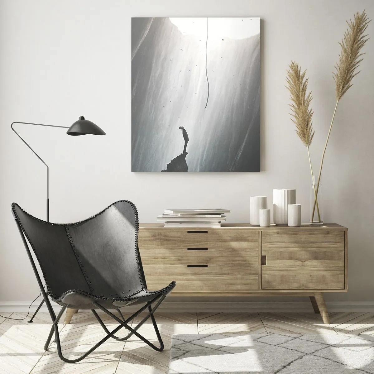 Quadro em vidro - Sempre há uma saída - 50x70 cm