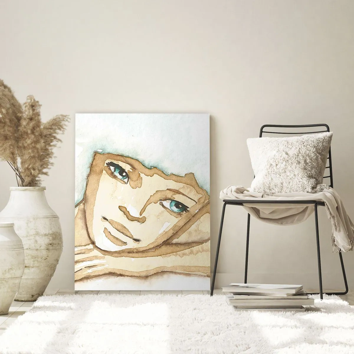 Quadro em vidro - A árvore da poesia cresce do silêncio - 50x70 cm