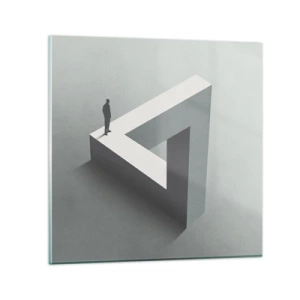 Quadro em vidro - Mas é possível - 50x50 cm