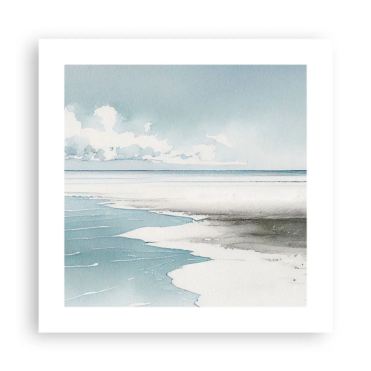 Pôster - Maré suave - 40x40 cm