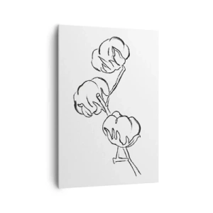 Quadro em tela - Algodão para baixo - 70x100 cm