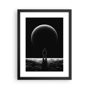 Pôster com moldura preta - Cara a cara - 30x40 cm