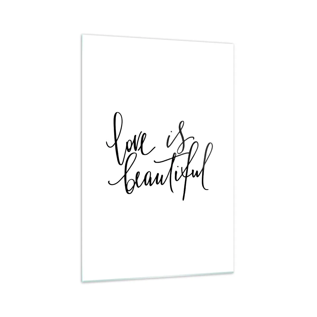 Quadro em vidro - Leia e repita - 70x100 cm