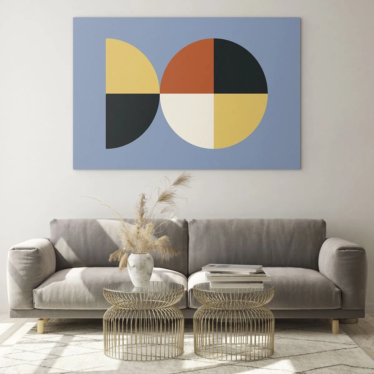 Quadro em vidro - Verja e conte - 120x80 cm