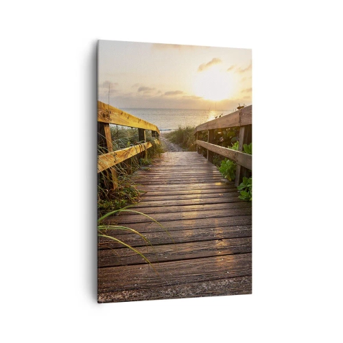 Quadro em tela - Direto para a costa - 80x120 cm