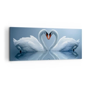 Quadro em tela - Hora do amor - 100x40 cm