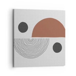 Quadro em tela - Perfeição das rodas - 70x70 cm