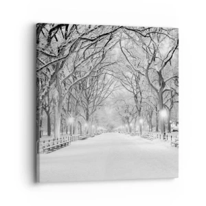 Quadro em tela - Quatro estações - inverno - 30x30 cm