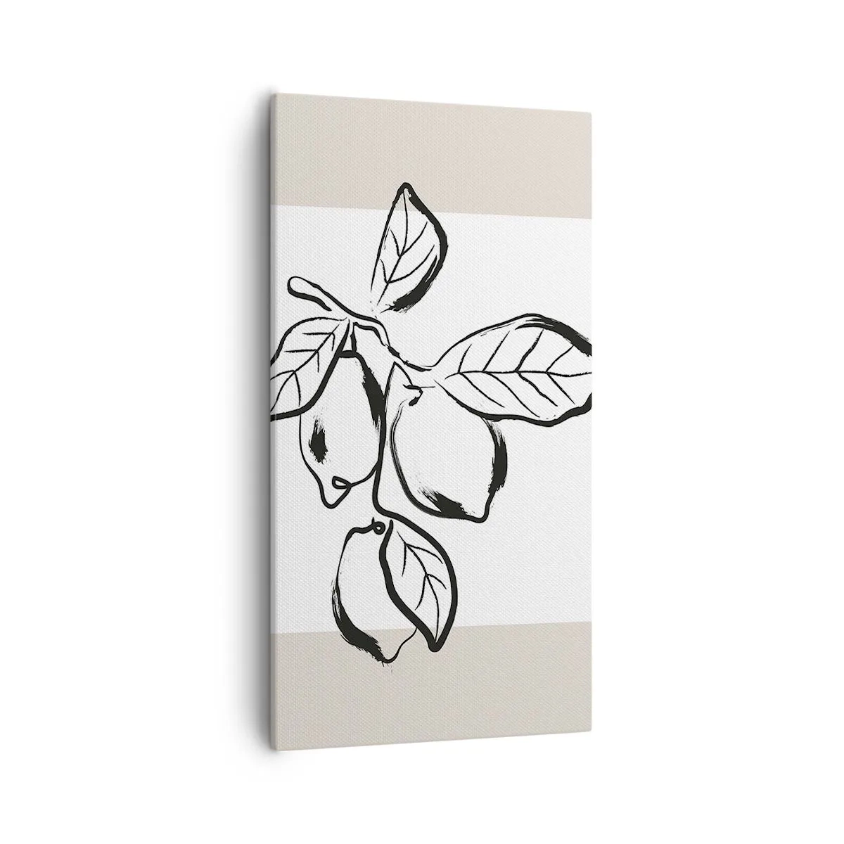 Quadro em tela - Onde o limão amadurece… - 55x100 cm