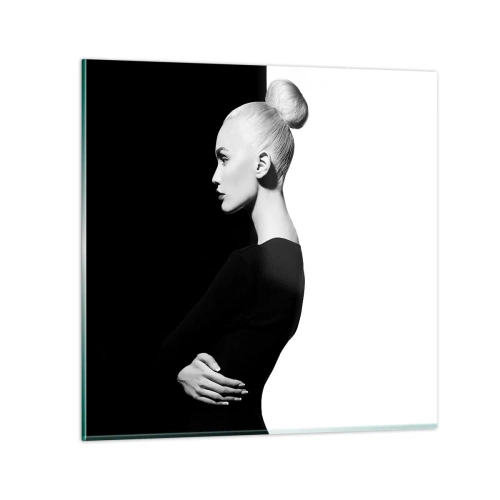 Quadro em vidro - Simplesmente mulher - 50x50 cm