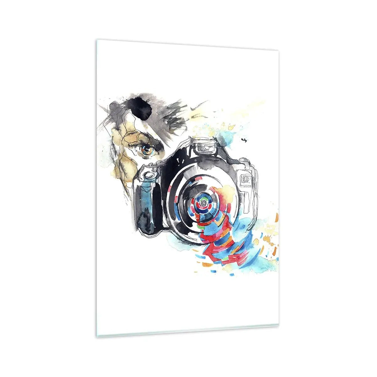 Quadro em vidro - No olho da lente - 80x120 cm