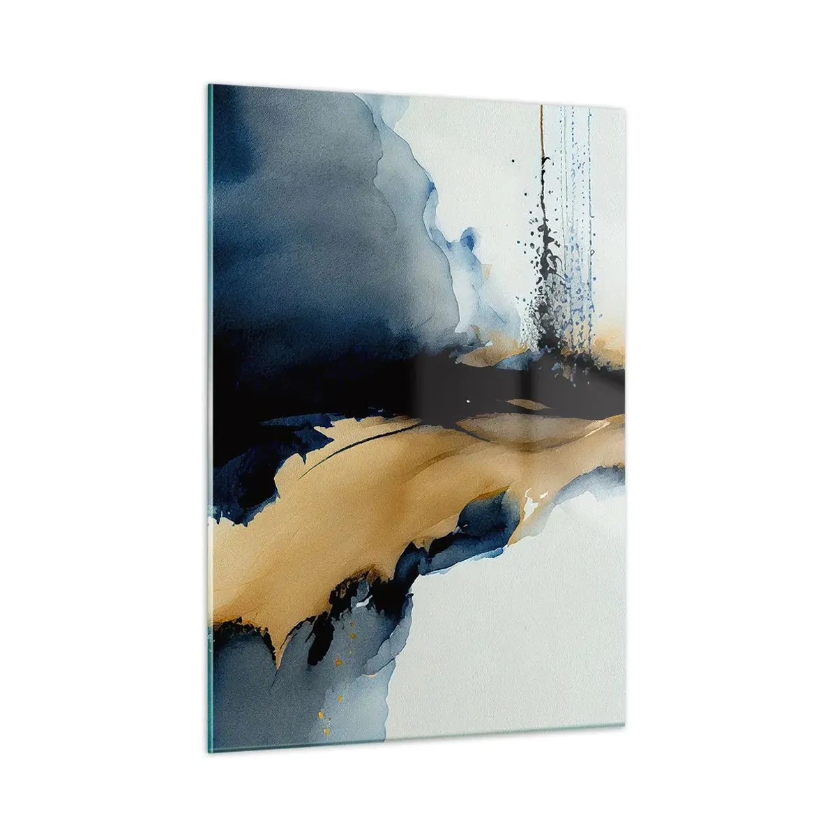 Quadro em vidro - Atrás da cortina - 50x70 cm