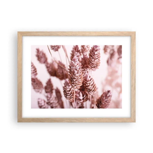 Pôster com moldura de carvalho claro - Aparentemente discreto - 40x30 cm