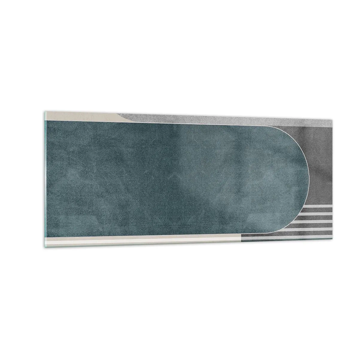 Quadro em vidro - Composição ao nível - 100x40 cm