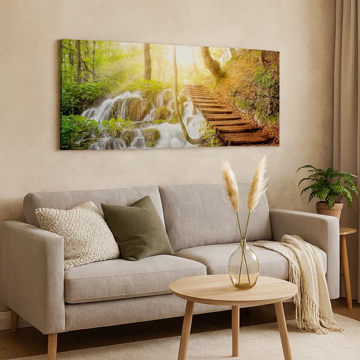 Quadro em tela - O desejado refresco - 30x30 cm