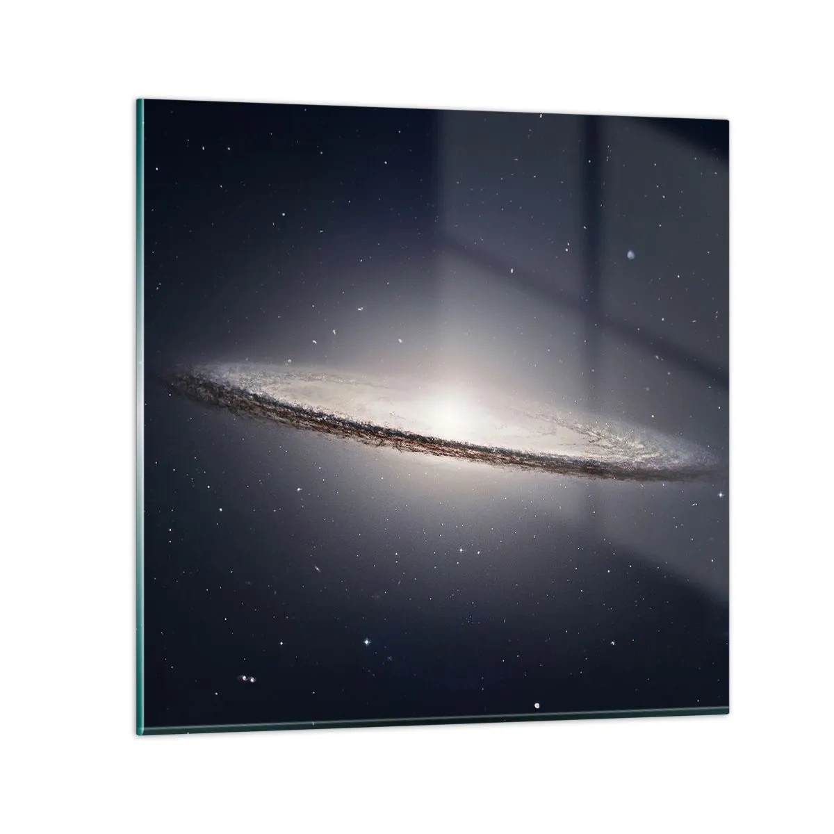 Quadro em vidro - Há muito tempo atrás, em uma galáxia muito, muito distante... - 40x40 cm