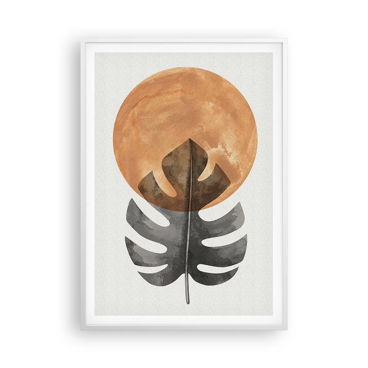 Pôster em moldura branca - Sempre o sol - 70x100 cm