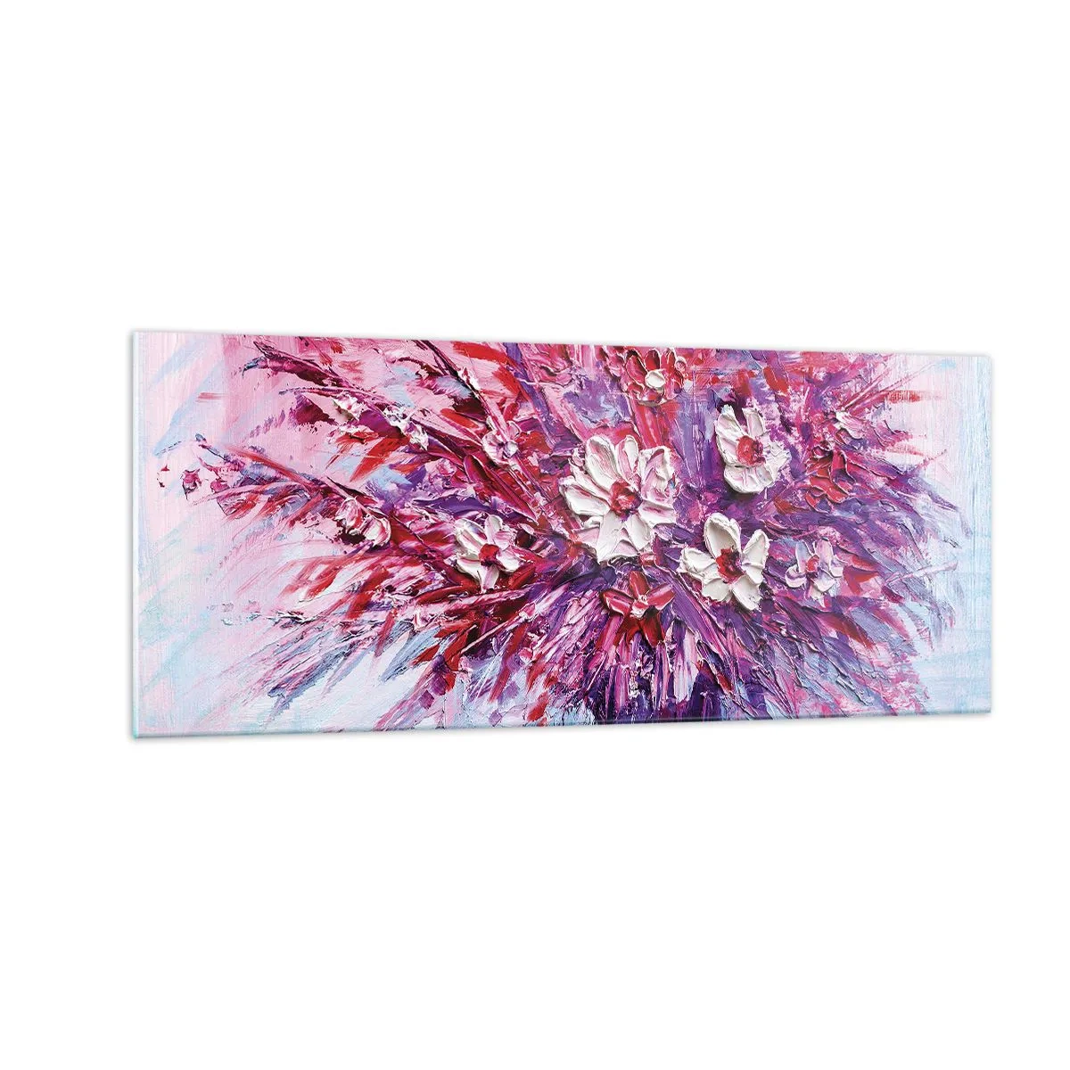 Quadro em vidro - Inocência e paixão - 100x40 cm