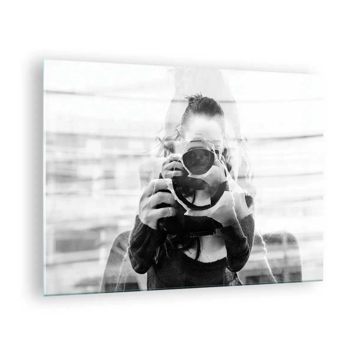 Quadro em vidro - O criador e seu material - 70x50cm - Criador e material - Decoração de parede moderna para a sala de estar e quarto ARTTOR