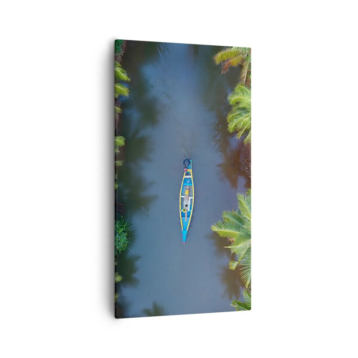 Quadro em tela - Em uma trilha tropical - 55x100 cm