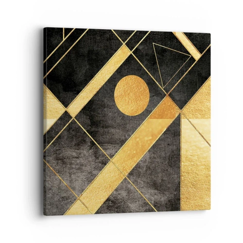 Quadro em tela - Sol do Deserto - 40x40 cm