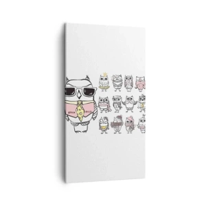 Quadro em tela - Tantas funções a desempenhar - 45x80 cm