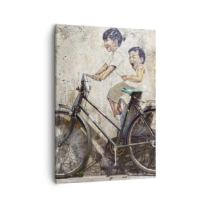 Quadro em tela - Verdadeiro ou falso? - 50x70 cm