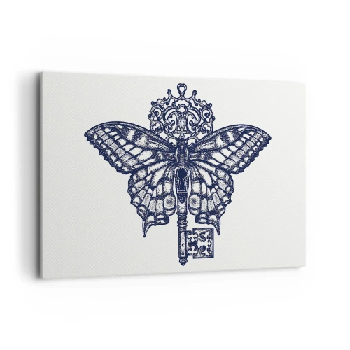 Quadro em tela - Todos os mistérios do coração - 120x80 cm