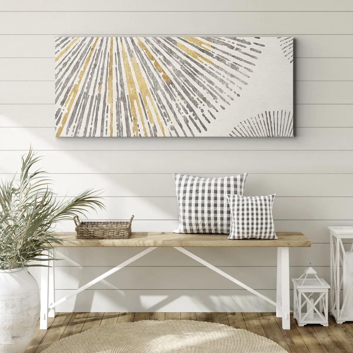 Quadro em tela - A beleza do raio - 100x40 cm