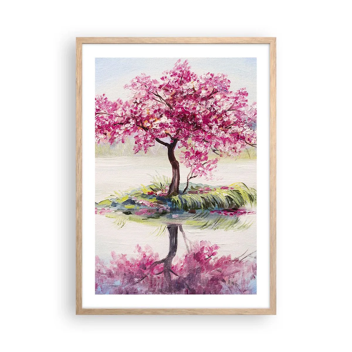 Pôster com moldura de carvalho claro - A festa da Primavera - 50x70 cm