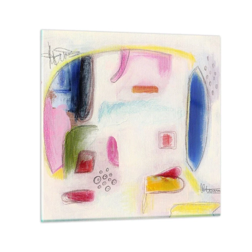 Quadro em vidro - Mais convexo do que côncavo ou plano - 30x30 cm