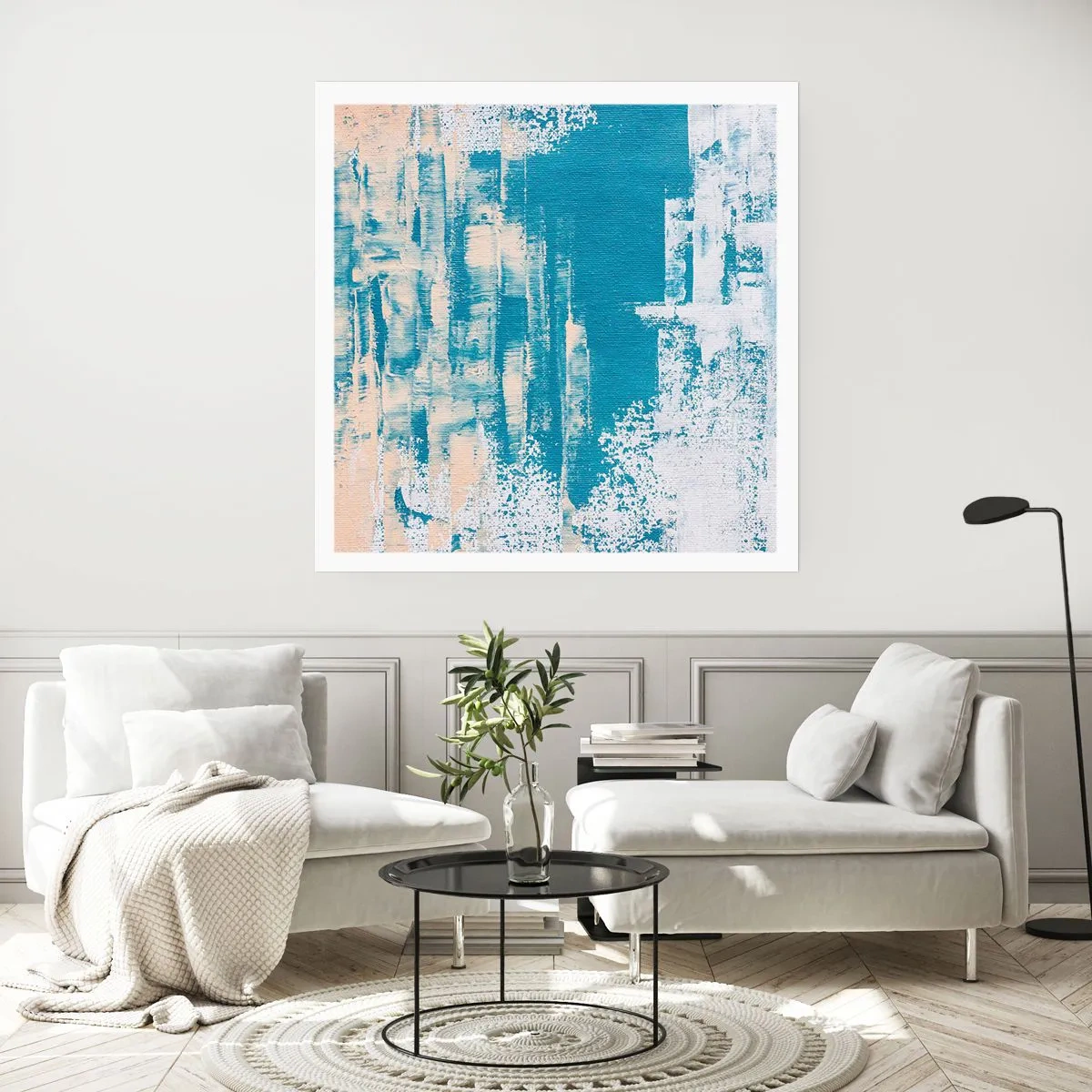 Pôster - Através da estalactite de gelo - 40x40 cm