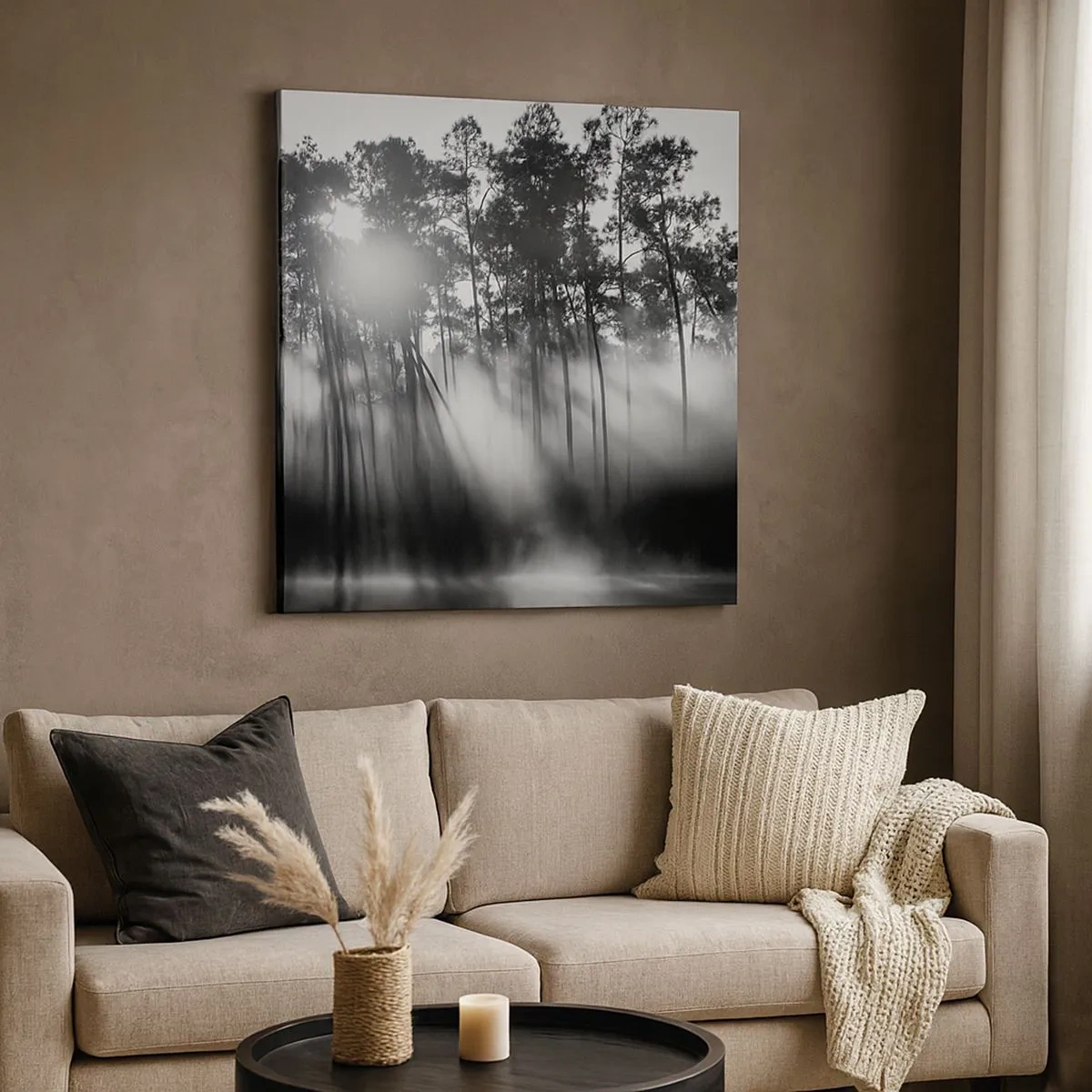 Quadro em tela - O sol imparável - 30x30 cm