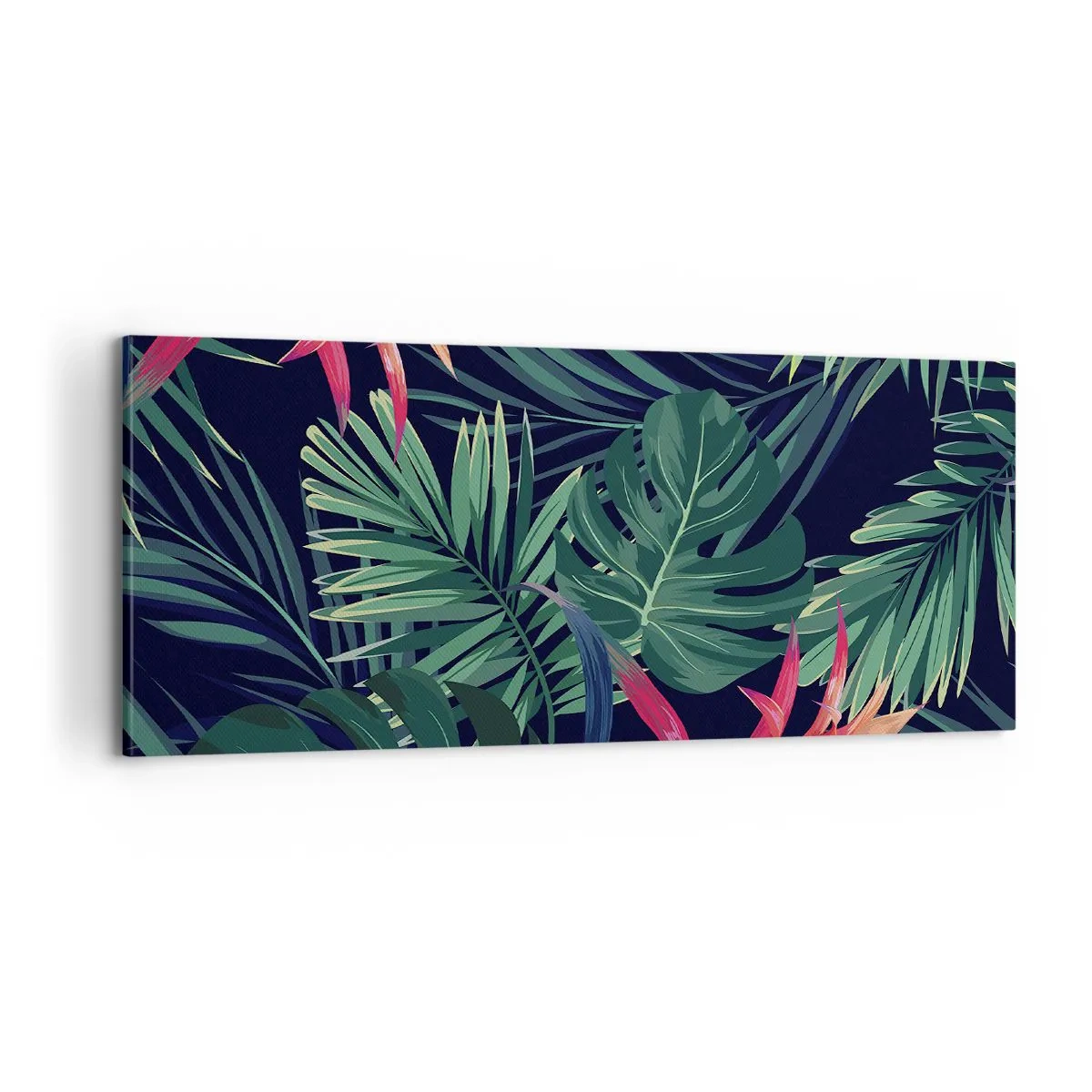 Quadro em tela - Queimar em verde - 100x40 cm