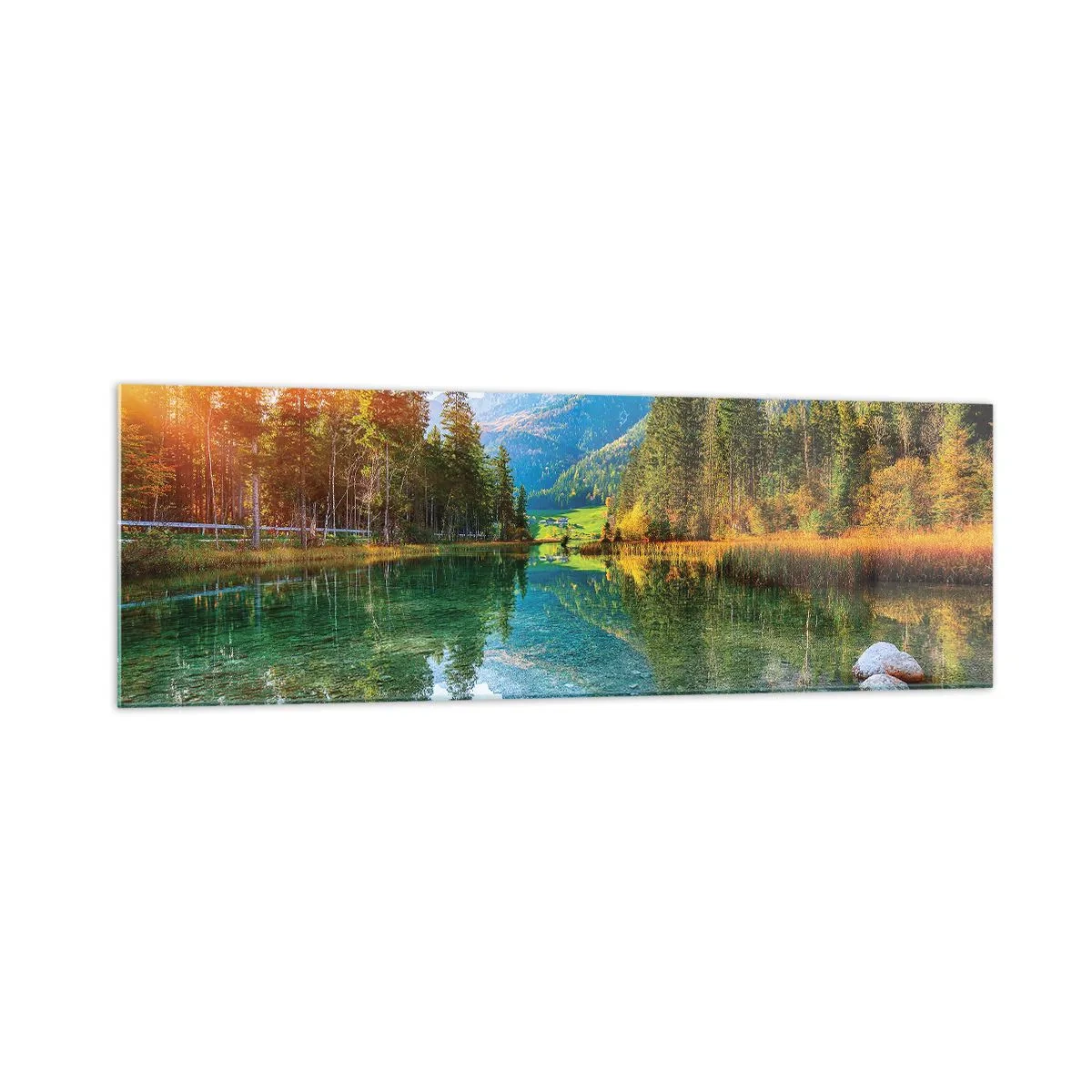 Quadro em vidro - A suavidade do outono - 160x50 cm