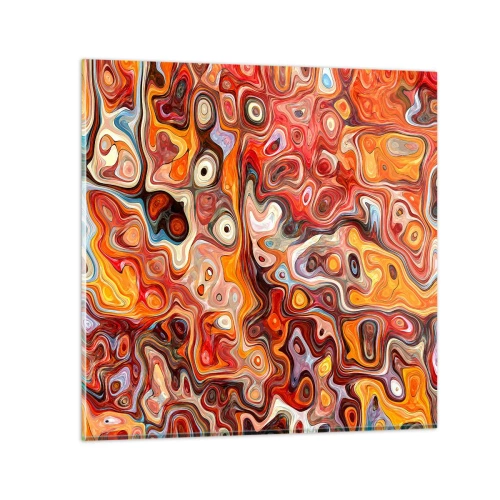 Quadro em vidro - Se as nozes tivessem derretido no mel - 70x70 cm