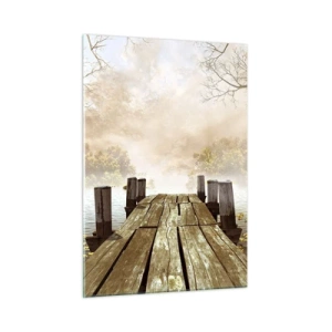 Quadro em vidro - A leve tristeza do outono - 50x70 cm