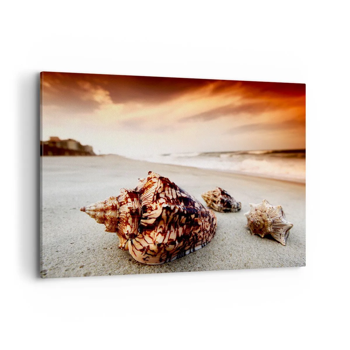 Quadro em tela - Expulso pelas ondas - 100x70 cm