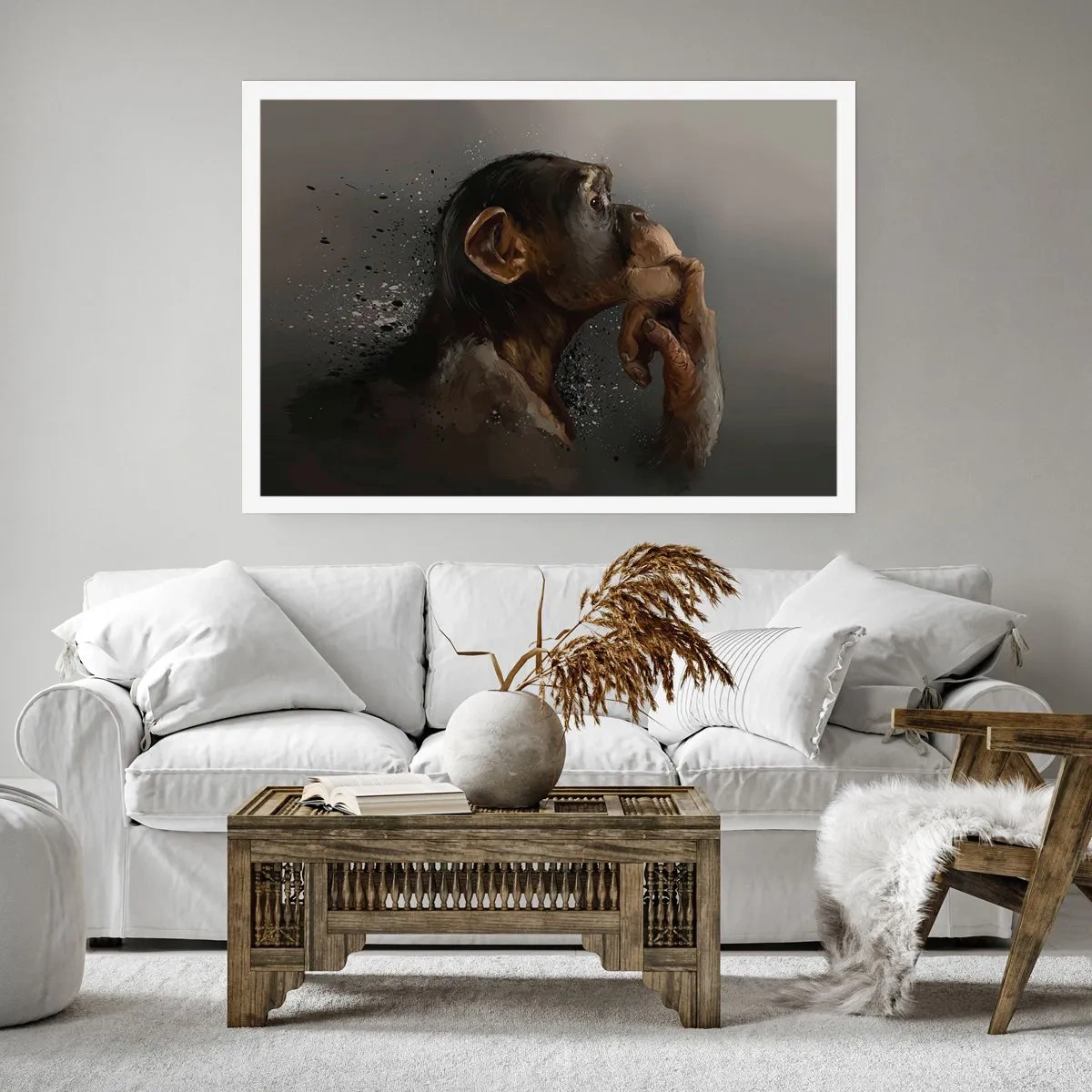 Pôster - Certamente um pensador - 91x61 cm