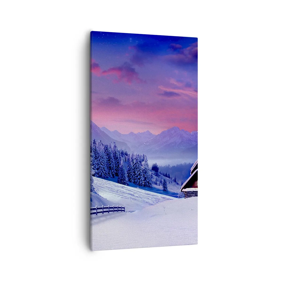 Quadro em tela - Noite silenciosa - 55x100 cm