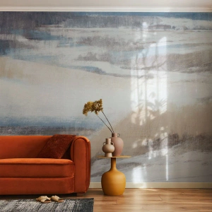 Papel de Parede Autocolante Deluxe Sticker - Composição de inverno - Inverno, Pedaço, Pastel - 100x70 cm