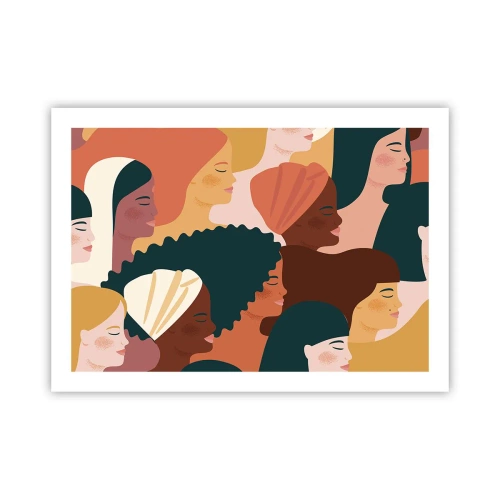 Pôster - Apenas feminilidade - 70x50 cm