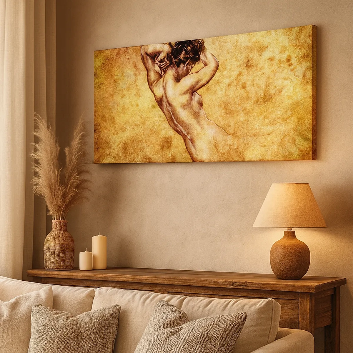 Quadro em tela - Descoberta, mas ainda um mistério - 30x30 cm