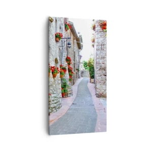 Quadro em tela - Vibrações italianas - 55x100 cm