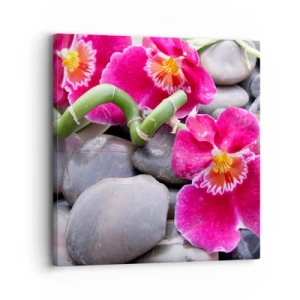 Quadro em tela - Frio e calor - 30x30 cm