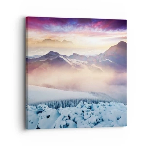 Quadro em tela - O poder e a pureza da natureza - 30x30 cm
