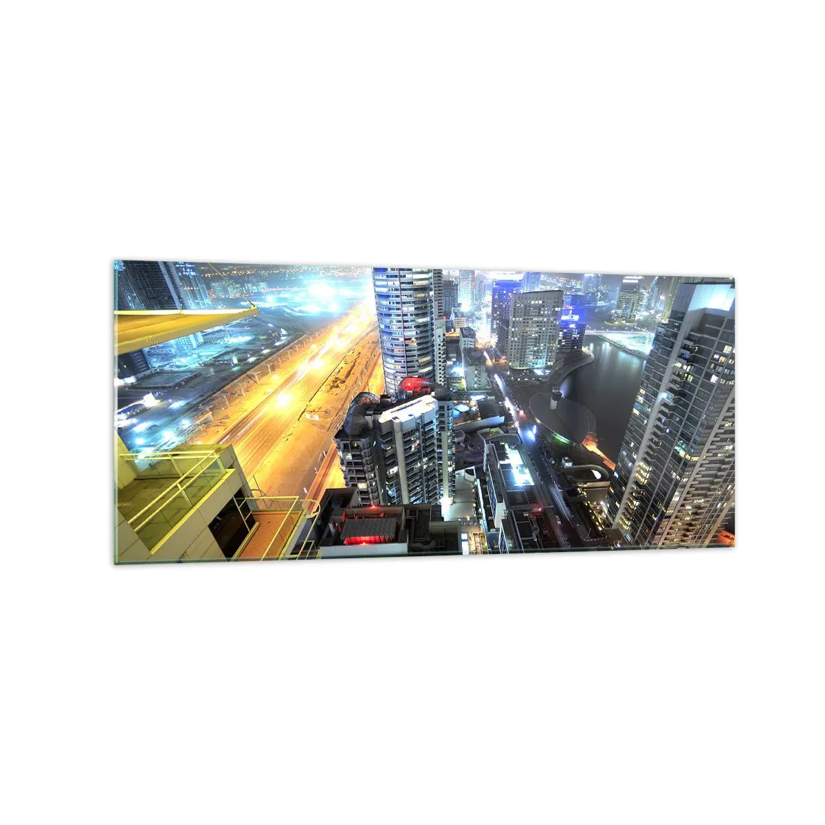 Quadro em vidro - Milagre no deserto - 120x50 cm