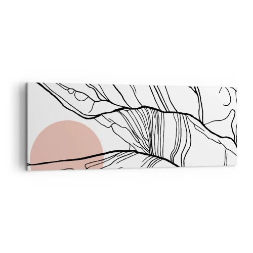 Quadro em tela - Numa rede de galhos - 140x50 cm